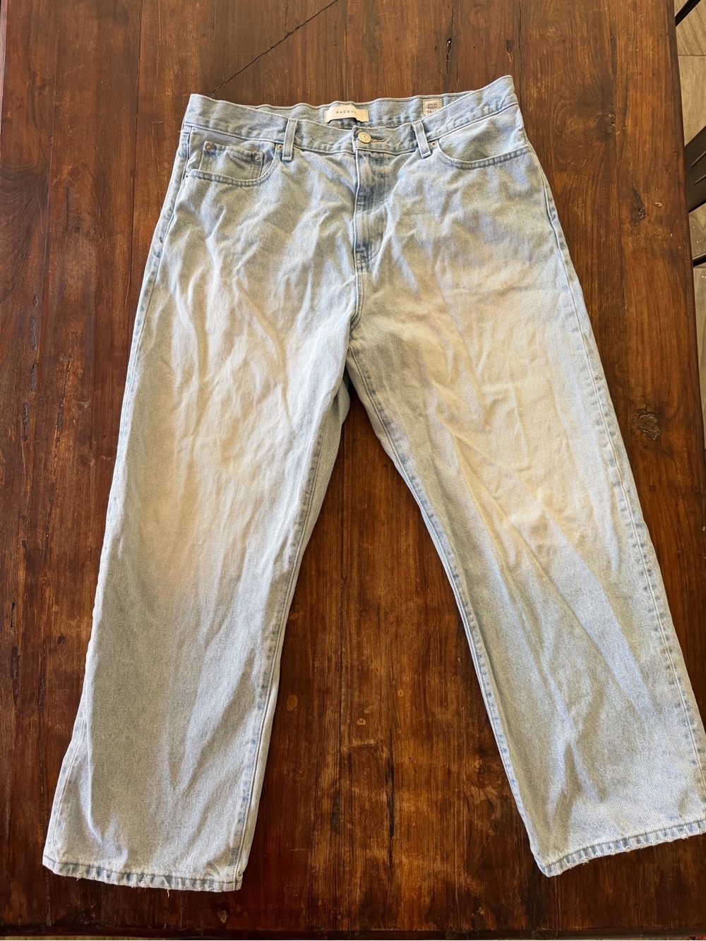 PacSun Light Wash Relaxed Fit Men's Jeans
